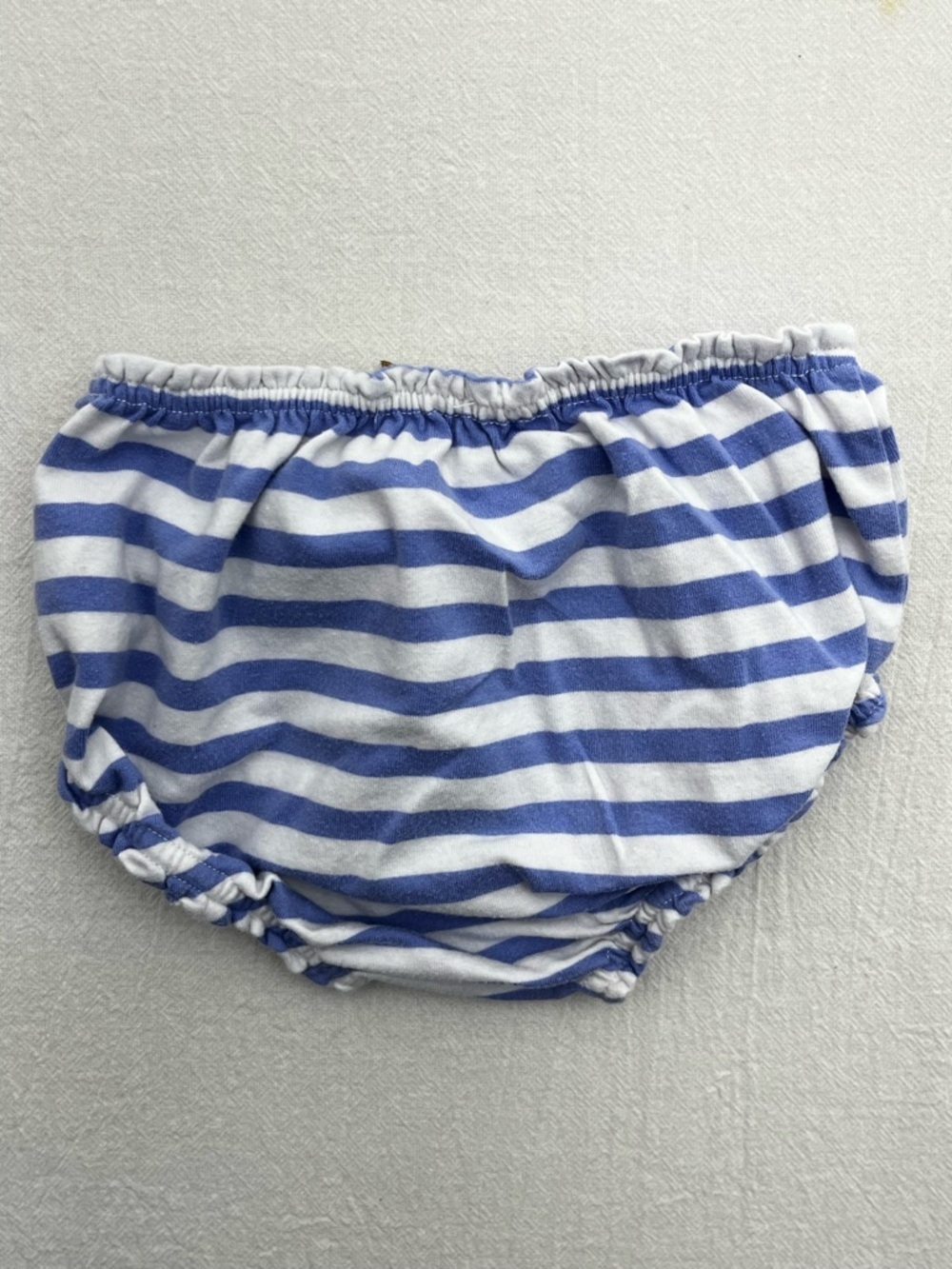Kate Spade Toddler Blue White Stripe Bow Dress Skirt The Rules Girls Bloomers - Picture 7 of 8